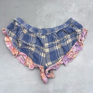 Intimately By Free People Plaid Sleep Short